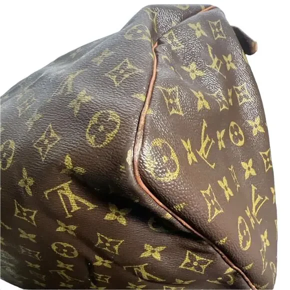 Louis Vuitton Monogram LV Leather Speedy 35 Travel Bag (LVXX200) - Picture 12 of 14